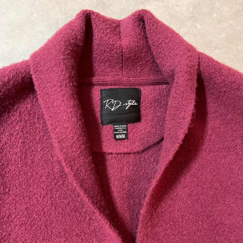 RD Style Raspberry Open Front Coat. Medium
Perfect for spring! - Picture 2 of 7